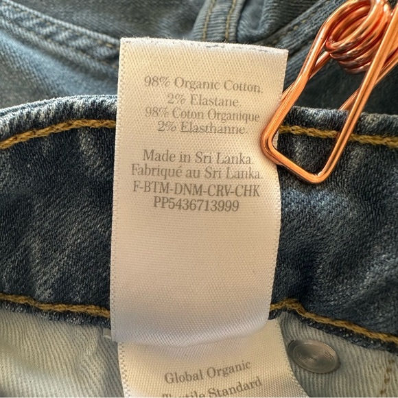 Everlane Women’s The Curvy Cheeky Jean Cropped High Waisted Light Wash Size 28 - Picture 6 of 11